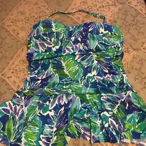 Colorful bathing suit top
